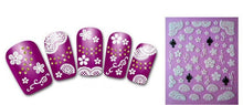 Pratical 6x Design Flower Bow Lace Butterfly Snow Nail Art 3D Sticker Nail Salon Anne