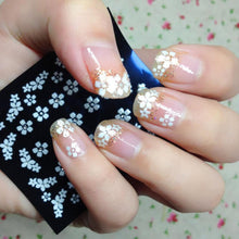 Pratical 6x Design Flower Bow Lace Butterfly Snow Nail Art 3D Sticker Nail Salon Anne