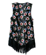 Print Fringe Kimono Women Blouses Women Tops Blouses Black Blouse Camisas Femininas Casual 2015 Blouse Summer Style Blusas