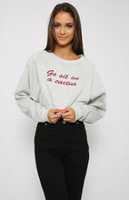Print Letter Crop Tops Cropped Women Tops And Sale Causal Grey Short Blouse Womens Long Sleeve Tops Blouses Autumn Cotton
