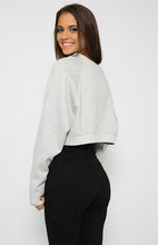 Print Letter Crop Tops Cropped Women Tops And Sale Causal Grey Short Blouse Womens Long Sleeve Tops Blouses Autumn Cotton