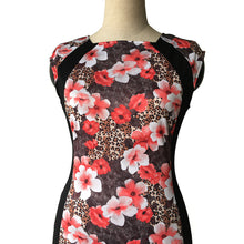 Print Print Sleeveless Pencil Midi Dress Bodycon Casual Office Work Lady Summer Dress 2016 New Arrival High Quality Plus Sizes