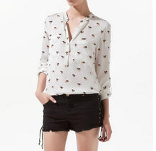 Print Women Chiffon Blouse Casual Shirt Women Blouses Long Sleeve Blusa Women Tops Clothing Roupas Camisas Blusas Femininas