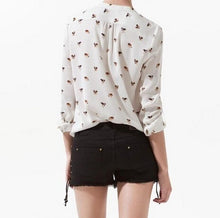 Print Women Chiffon Blouse Casual Shirt Women Blouses Long Sleeve Blusa Women Tops Clothing Roupas Camisas Blusas Femininas