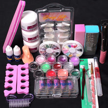Pro 24 in 1 Acrylic Nail Art Tips Liquid Buffer Glitter Deco Tools Full Kit Set Then apply them onto your nail / nail forms Anne