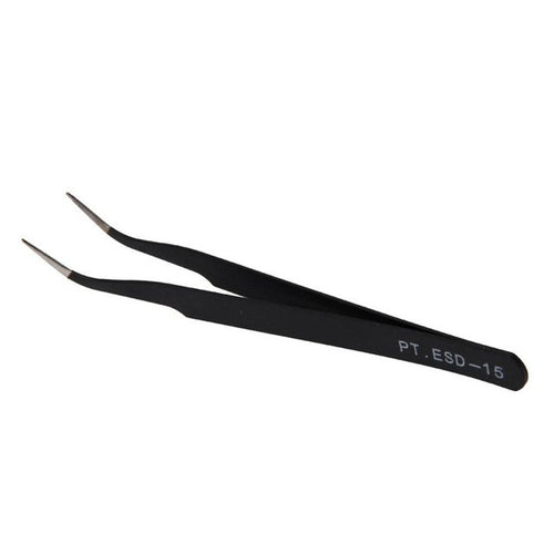 Processed in high temperature and planting antistatic material Precision Tweezer Antistatic Tweezers Stainless Tweezer Model 15