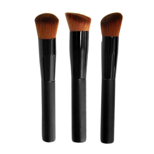 Professional Makeup Brushes Set 3pcs Face Brushes For Foundation Powder Blusher Antibacterial synthetic hair maquiagens Anne