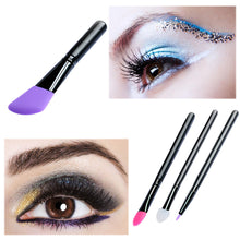 Professional Silica gel Brush Wooden Handle Facial Face Mud Mask Mixing Brush Cosmetic Makeup Brush Kit