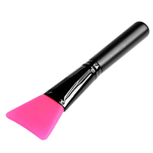 Professional Silica gel Brush Wooden Handle Facial Face Mud Mask Mixing Brush Cosmetic Makeup Brush Kit