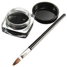 Professional Waterproof Eyeliner Shadow Eye Liner Gel+Black brush Long lasting 100% brand new and high quality Anne