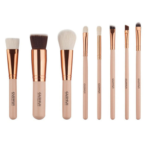 Provide a whole set of brushes 8pcs Cosmetic Makeup Brush Blusher Eye Shadow Brushes Set Kit brosse maquillage Anne