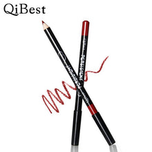 QiBest Brand 12pcs/Set Waterproof Lip Liner Pencil Long Lasting Lipliner Makeup Tools good gift for you and your friends Anne