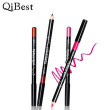QiBest Brand 12pcs/Set Waterproof Lip Liner Pencil Long Lasting Lipliner Makeup Tools good gift for you and your friends Anne