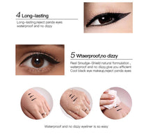 Qibest 100% brand high quality Hot Fashion Novelty Makeup Black Eyeliner Waterproof Liquid Beauty Comestics Eye Liner Pencil