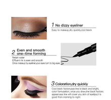 Qibest 100% brand high quality Hot Fashion Novelty Makeup Black Eyeliner Waterproof Liquid Beauty Comestics Eye Liner Pencil