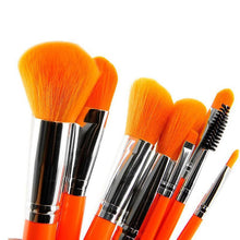 Quality Guarantee Advanced Artificial Fiber easy to take Orange Synthetic Hair Professional Makeup Brush Bag Beauty Anne