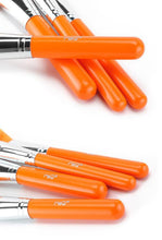 Quality Guarantee Advanced Artificial Fiber easy to take Orange Synthetic Hair Professional Makeup Brush Bag Beauty Anne