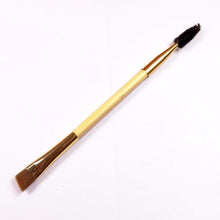 Quality Guarantee Bamboo Synthetic Fibre 1PCS Makeup Bamboo Handle Double Eyebrow Brush + Eyebrow Comb Anne