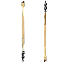 Quality Guarantee Bamboo Synthetic Fibre 1PCS Makeup Bamboo Handle Double Eyebrow Brush + Eyebrow Comb Anne