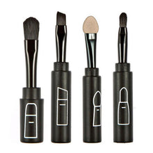 Quality Guarantee Multi-function folding makeup brush Custom top four professional brush sets pincel oval 4 pcs Anne