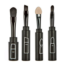 Quality Guarantee Multi-function folding makeup brush Custom top four professional brush sets pincel oval 4 pcs Anne