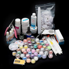 Realer 27 Acrylic Nail Art Tips Powder Liquid Brush Glitter Clipper Primer File Set Kit 00% Brand new in retail package Anne