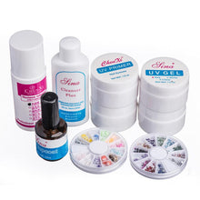 Realer 27 Acrylic Nail Art Tips Powder Liquid Brush Glitter Clipper Primer File Set Kit 00% Brand new in retail package Anne
