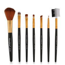 Realer 7pcs Makeup Cosmetic Brushes Eyeshadow Eye Shadow Foundation Blending Brush brochas de maquillaje 2017 Anne