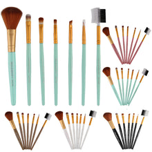 Realer 7pcs Makeup Cosmetic Brushes Eyeshadow Eye Shadow Foundation Blending Brush brochas de maquillaje 2017 Anne