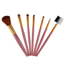 Realer 7pcs Makeup Cosmetic Brushes Eyeshadow Eye Shadow Foundation Blending Brush brochas de maquillaje 2017 Anne