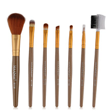 Realer 7pcs Makeup Cosmetic Brushes Eyeshadow Eye Shadow Foundation Blending Brush brochas de maquillaje 2017 Anne