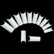 Realer Fashion Full 500pcs 10 Sizes French False Acrylic Nail Art Tip Smooth and easy to put on and remove Anne