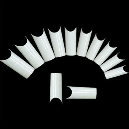 Realer Fashion Full 500pcs 10 Sizes French False Acrylic Nail Art Tip Smooth and easy to put on and remove Anne