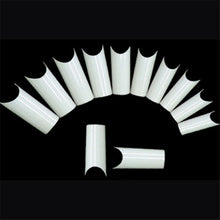 Realer Fashion Full 500pcs 10 Sizes French False Acrylic Nail Art Tip Smooth and easy to put on and remove Anne