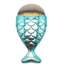 Realer Fish Scale Makeup Brush Fishtail Bottom Brush Powder Blush Makeup Cosmetic Brush pincel de maquiagem 2017 Anne