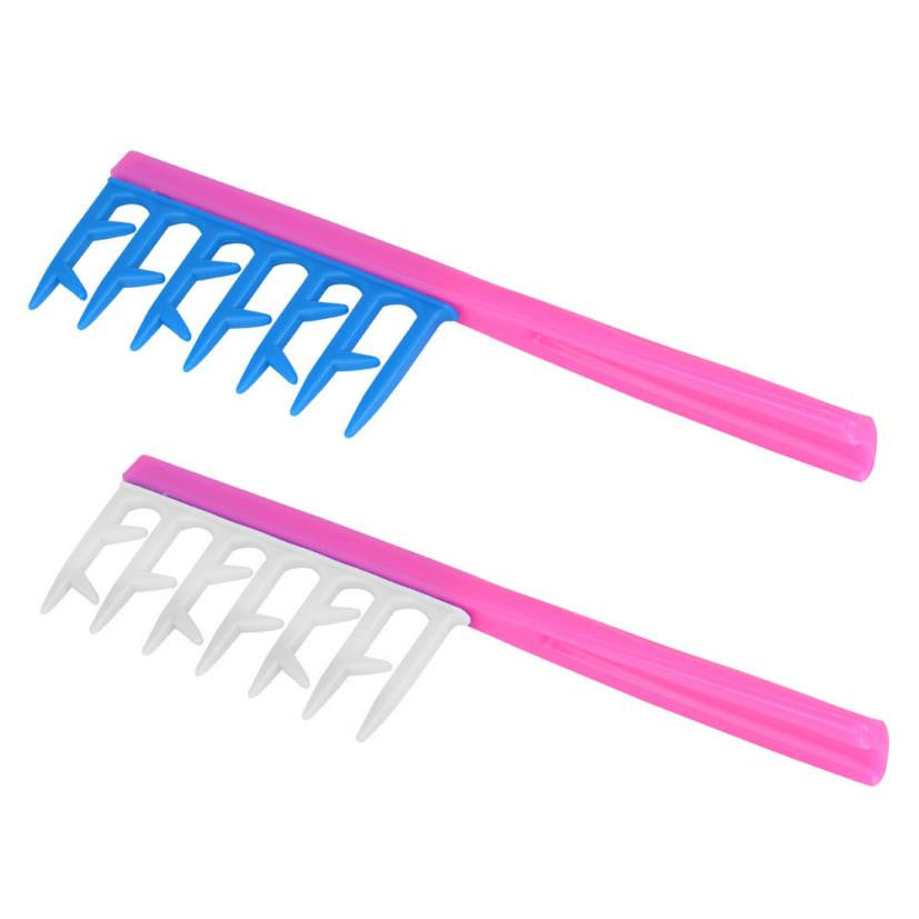 Realer The New Comb Hair Styling Comb Card Gear Tooth Comb Shape plastic Material 100% brand new and high quality Anne