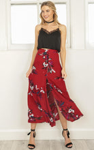 Red Slit Ankle Length Dress Loose Cotton Print Button Tribal Fashion Beach Casual 2016 New Arrival Autumn Dress