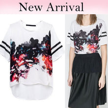 Retro Fashion Casual White Chiffon Women Blouse Flower Printed Women Shirt Female Shirts Roupas Blusas Camisas Femininas