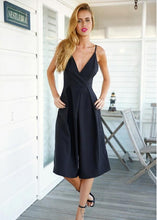 Rompers Womens Black Linen Cotton Jumpsuit Backless Xl Halter Wide Leg Sexy Elegant Jumpsuit Celebrity Summer Plus Size V Neck