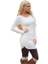 Ruched Bodycon Long Sleeve Mini Short Dress 2016 Autumn Winter Women Fashion Casual Dress Simple Basic Dress 5 Color