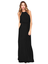 Ruched Front Hollow Chiffon Sheer Dress With Lining Elegant Party Dress Woman Dress Summer 2016 Long Maxi