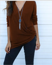 Ruched High Low Wrap Blouse Women Casual Top 2016 Fashion Women Tops And Blouses 2016 New Fashion Ladies Tops And Blouses