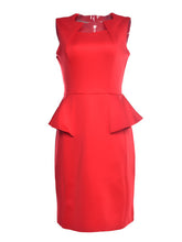 Ruffle High Waist Women Bodycon Dress Formal Office Work Dress Tank Elegant Midi Back Zipper Summer Clothes For Women 2016 New