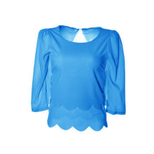 Ruffles Women Blouses Black Women Tops Plus Size Ropa Mujer Shirt Chiffon Blouse Blusas Femininas 2015 Camisa Feminina