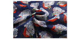 Santa Claus Print Black Scarf 2016 New Fashion Women Scarf Black Red Blue New Arrival Fashion Scarf