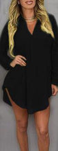 See Through Long Shirt Dress Sexy Sheer Loose Casual Turn Down Collar Chiffon Mini Short Dress Blouse Top Summer Fashion