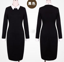 Sexy Formal Women Dress Black Midi Dress Long Sleeves Vestidos Roupas Femininas Vestido Winter Vestido De Renda Dresses