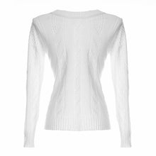 Sexy Hollow Out Plus Size Sweater Causal Women Knitted Pullover Autumn Jumpers Long Sleeve Sweater White Knitwear Woolen Sweater