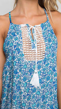 Sexy Hollow Spaghetti Strap Tassel Tie Up Dress Girl Floral Print Sweet Cute Mini Dress Women Sundress 2016 Fashion Casual Beach