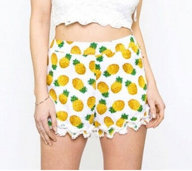 Sexy Hot Summer Women's Skirts Shorts Casual Women Fashion Lace Elastic Waist Women Shorts Summer Style Trousers 2015 Short